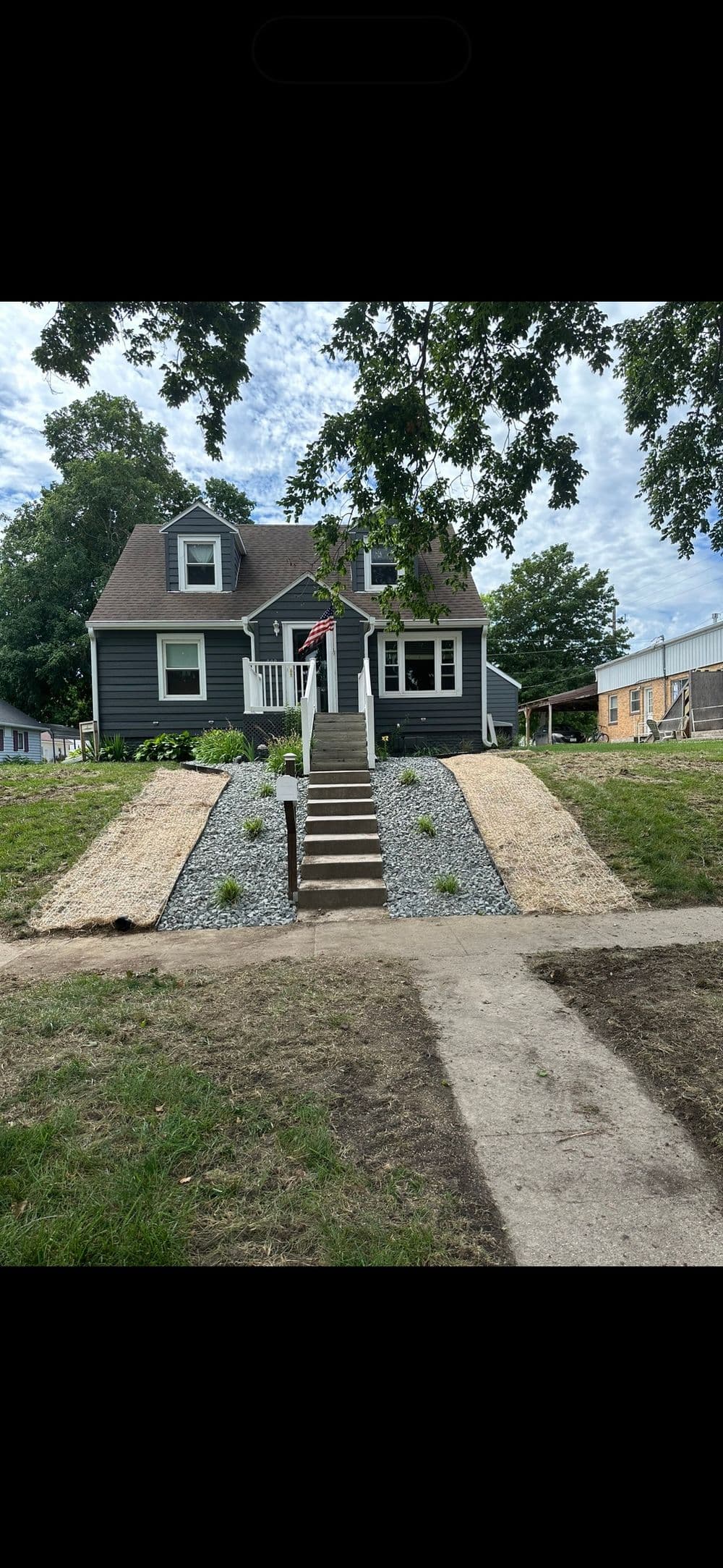 Yard Landscaping and Pathway Redesign image